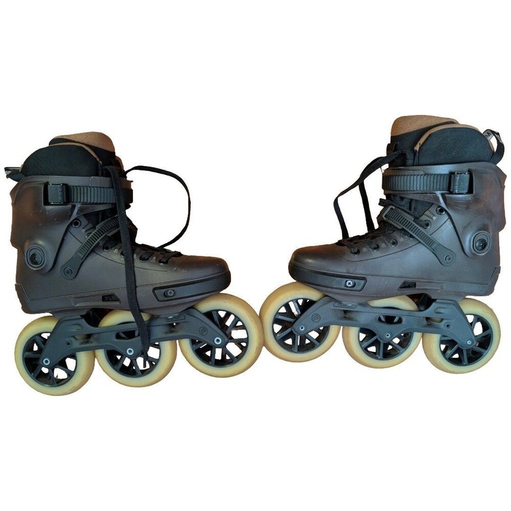 Powerslide Next Brown 125 Urban Skates Black Men 10 EU 44-45 Rollerblades 908365